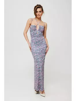 Длинное вечернее платье Makover, синий