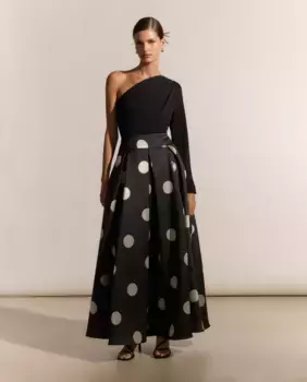Длинное женское трикотажное платье Woman Fiesta El Corte Ingls, черный