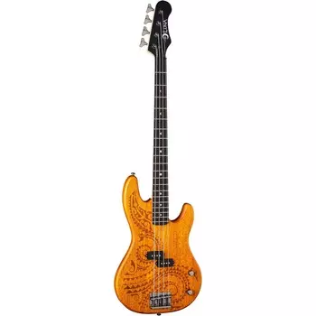 Длинномензурный электробас-гитара Luna Tattoo