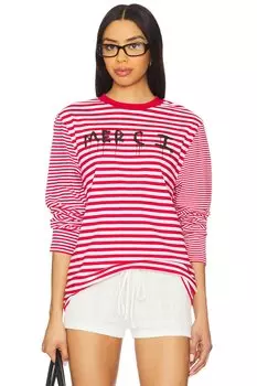 Длиннорукавная футболка в бретонскую полоску Merci breton от Etre Cecile, red breton