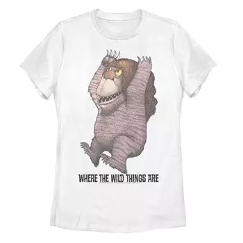 Длинноволосая футболка с портретом монстра для юниоров «Where The Wild Things Are» Licensed Character