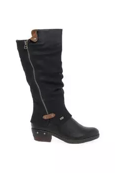 Длинные ботинки "Сьерра" Rieker, черный