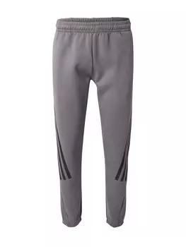 Длинные брюки ADIDAS SPORTSWEAR Tapered Workout Pants Future Icons, светло-серый