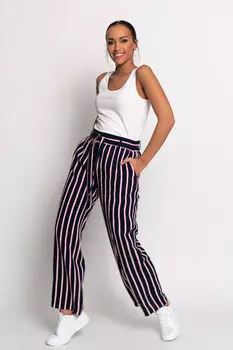 Длинные брюки Budmil, синий/белый