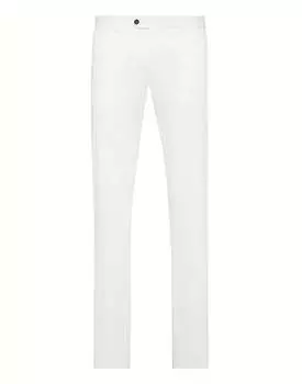 Длинные брюки Чиносы PHILIPP PLEIN, белый