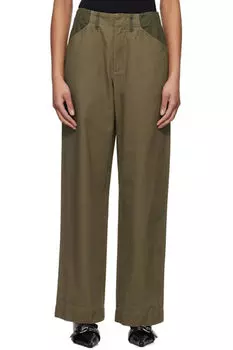 Длинные брюки цвета хаки Banks rag & bone