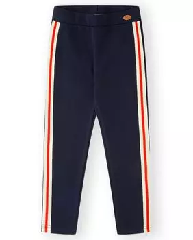 Длинные брюки для девочек из трикотажа Roma Canada House, темно-синий