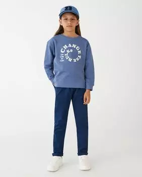 Длинные брюки для мальчика на резинке на талии El Corte Ingls, синий