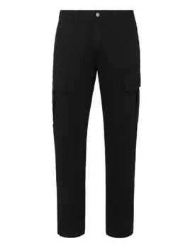 Длинные брюки-карго Philipp Plein, черный