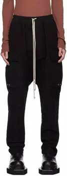 Длинные брюки-карго Porterville Rick Owens, черный