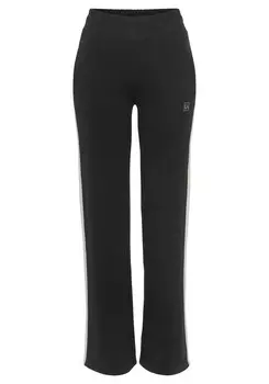 Длинные брюки LASCANA ACTIVE Wide leg Workout Pants, черный