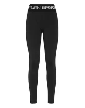 Длинные брюки Plein Sport Skinny Workout Pants, черный