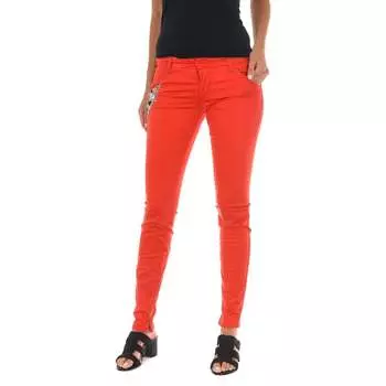 Длинные брюки с узким краем 70dbf0716 r295 женщина Met, красный