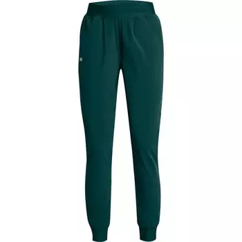Длинные брюки UNDER ARMOUR Tapered Workout Pants, зеленый