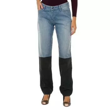 Длинные джинсовые брюки прямого кроя 6y5j15 5dwsz женщина Armani, синий