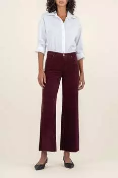 Длинные джинсы Meg Corduroy Wide Leg темно-сливового цвета KUT FROM THE KLOTH, цвет dark plum