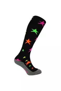 Длинные хоккейные спортивные носки с красочным крутым дизайном в стиле фанк Hingly, черный