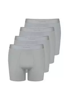 Длинные короткие / брюки 4 упаковки для мужчин когда-либо легко Sloggi, серый