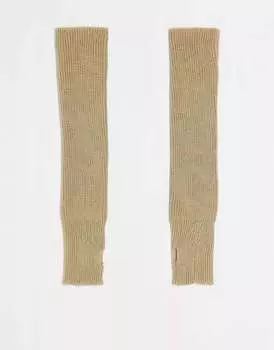 Длинные кремовые перчатки без пальцев Daisy Street