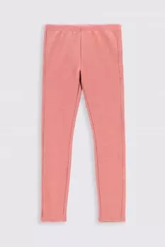 Длинные леггинсы Coccodrillo коричневые, внутри на меху