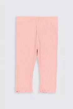 Длинные леггинсы Coccodrillo пудрово-розовый гладкий