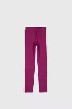 Длинные леггинсы Coccodrillo розовый с полосками