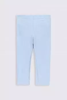 Длинные леггинсы Coccodrillo синий гладкий