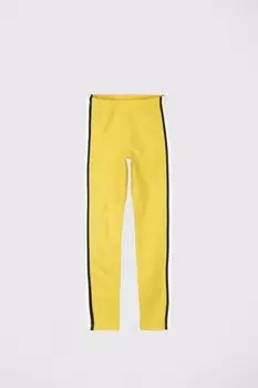 Длинные леггинсы Coccodrillo желтый с полосками