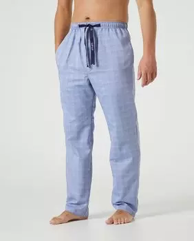 Длинные мужские пижамные штаны с карманами Kiff-Kiff, синий