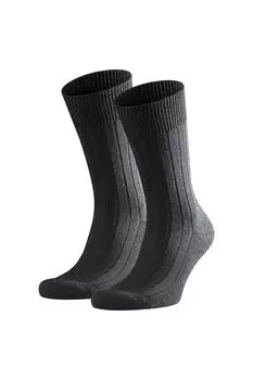 Длинные носки, 2 пары Falke, черный