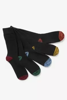 Длинные носки - 5 пар Marks & Spencer, черный