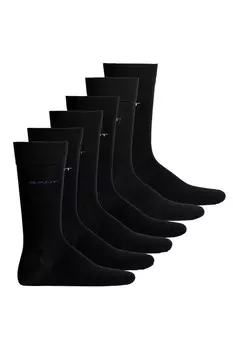 Длинные носки, 6 пар Gant, черный