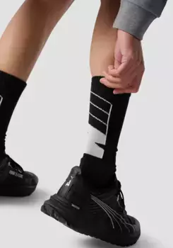 Длинные носки BMW с вышивкой, черный