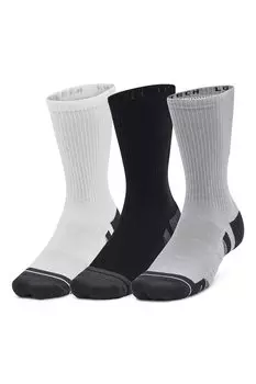 Длинные носки для фитнеса - 3 пары Under Armour, черный