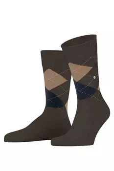 Длинные носки Dundee из шерсти Burlington, коричневый