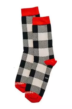 Длинные носки из хлопка Familysta, красный