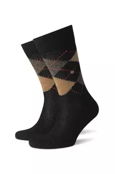 Длинные носки Preston с принтом Burlington, черный