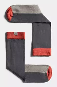 Длинные носки с цветными блоками Kaft, красный