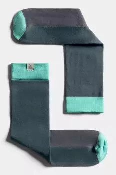 Длинные носки с цветными блоками Kaft, синий