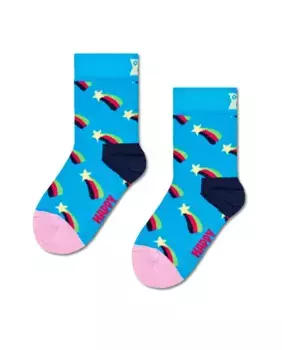 Длинные носки с падающими звездами Happy Socks, мультиколор