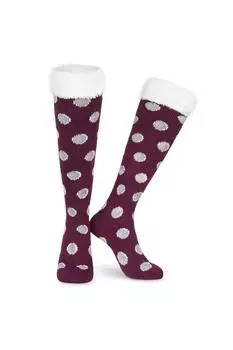 Длинные носки с пушистым рисунком CityComfort, мультиколор