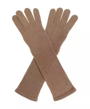 Длинные перчатки ммджок Max Mara, бежевый