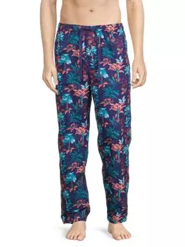 Длинные пижамные брюки с принтом Tommy Bahama, цвет Navy Multi