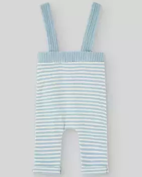 Длинные полосатые штаны для мальчика на подтяжках PAZ Rodrguez, синий