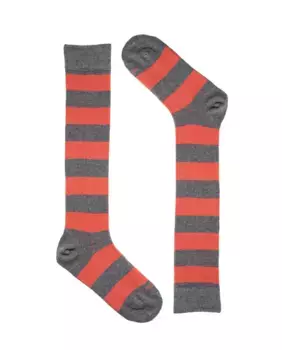 Длинные полосатые женские носки NAVE, серый