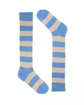 Длинные полосатые женские носки NAVE, синий