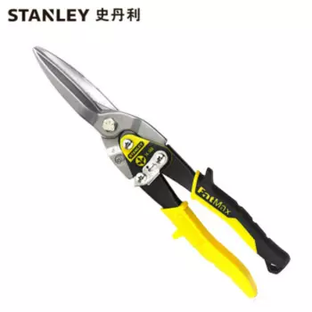 Длинные прямые авиационные ножницы STANLEY, 11 дюймов, промышленные ножницы по металлу, нержавеющая сталь 14-566-22
