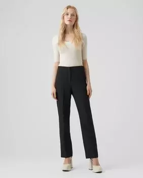 Длинные прямые женские брюки Vero Moda, черный