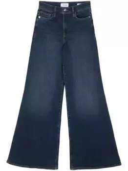 Длинные расклешенные брюки FRAME, синий