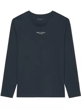 Длинные рукава из смешанного хлопка Marc O'Polo, синий